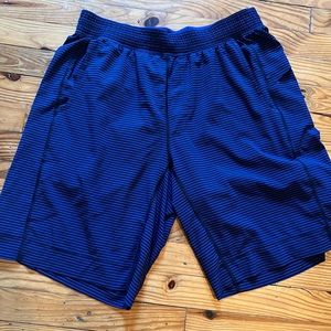 Large Blue/purple/Black Lululemon shorts